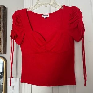 Sierra ruched top - revolve - size small
